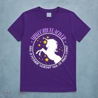 Unicorn Teacher Just A Regular Teacher But So Much Cooler T-Shirt thumb 5