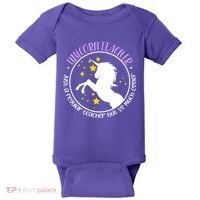 Unicorn Teacher Just A Regular Teacher But So Much Cooler Baby Bodysuit thumb 0
