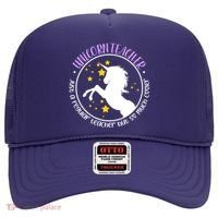 Unicorn Teacher Just A Regular Teacher But So Much Cooler Hat thumb 0