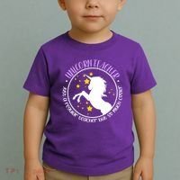 Unicorn Teacher Just A Regular Teacher But So Much Cooler Toddler T-Shirt thumb 2
