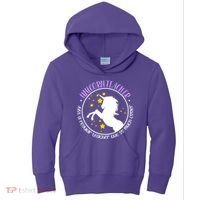 Unicorn Teacher Just A Regular Teacher But So Much Cooler Kids Hoodie thumb 0