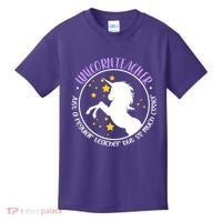 Unicorn Teacher Just A Regular Teacher But So Much Cooler Kids T-Shirt thumb 0