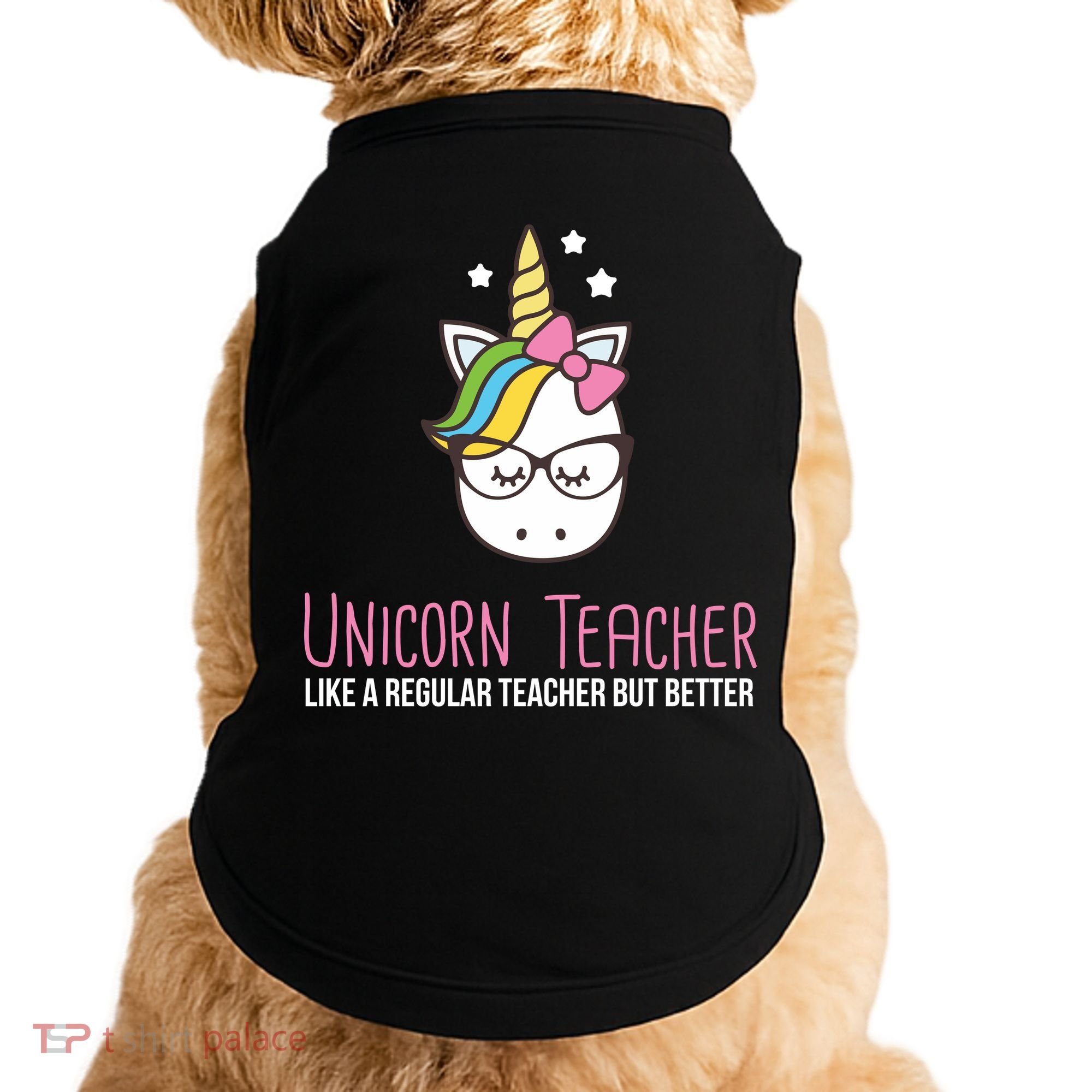 Unicorn Teacher Like A Regular Teacher But Better Doggie Tank