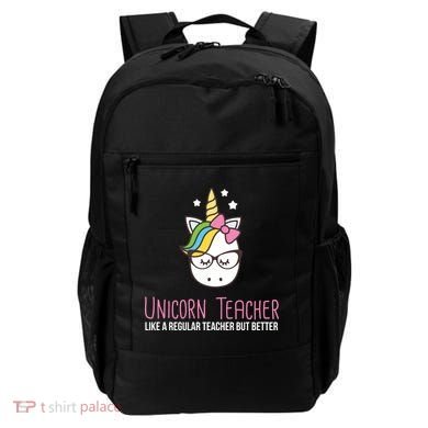 Unicorn Teacher Like A Regular Teacher But Better Backpack