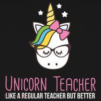 Unicorn Teacher Like A Regular Teacher But Better Bucket Hat thumb 4