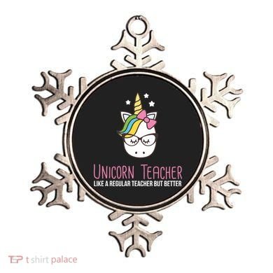 Unicorn Teacher Like A Regular Teacher But Better Ornament