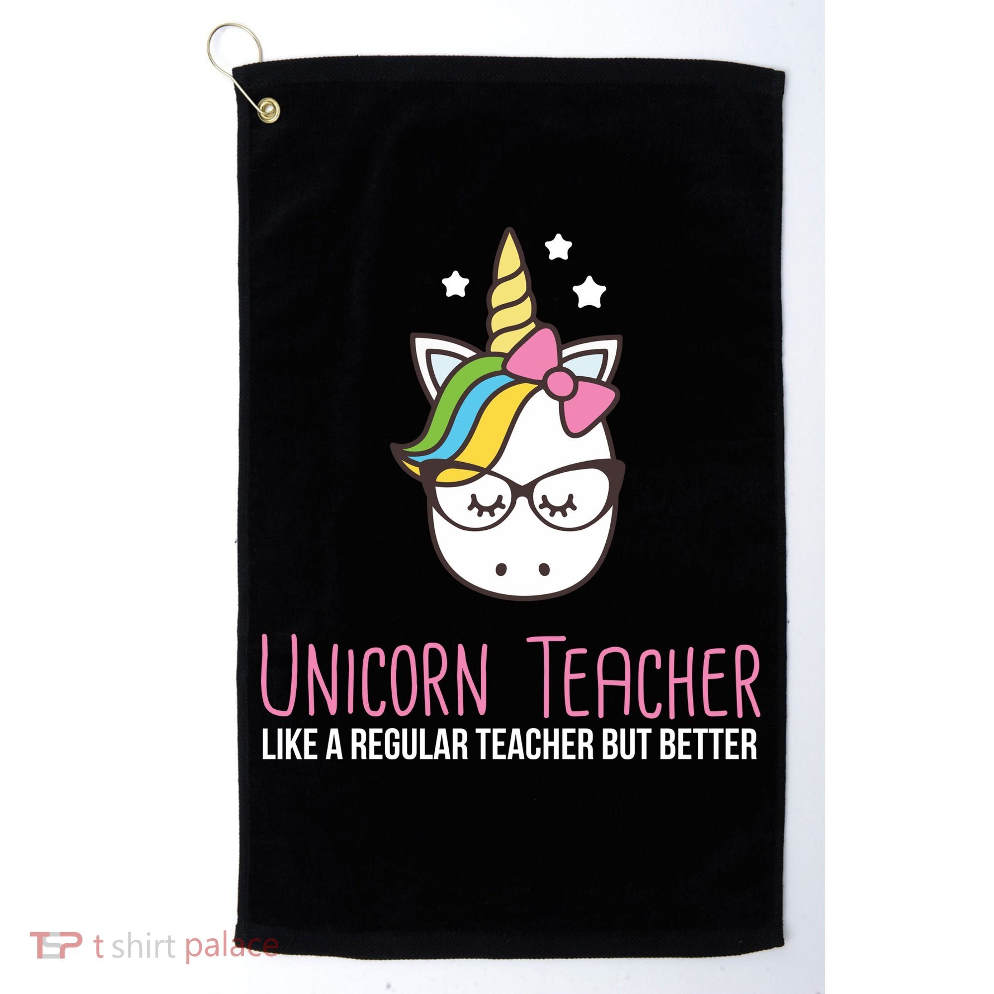 Unicorn Teacher Like A Regular Teacher But Better Golf Towel