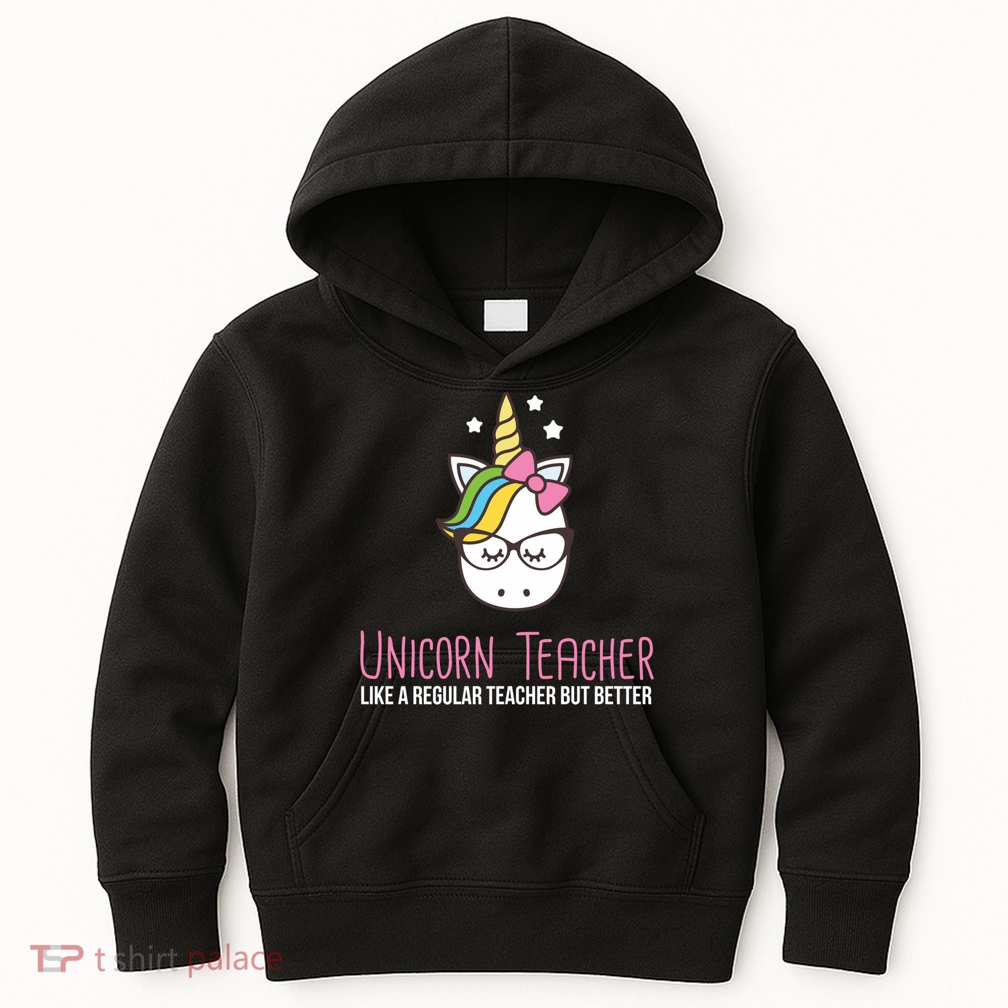 Unicorn Teacher Like A Regular Teacher But Better Kids Hoodie