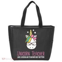 Unicorn Teacher Like A Regular Teacher But Better Tote Bag thumb 0