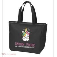 Unicorn Teacher Like A Regular Teacher But Better Tote Bag thumb 3