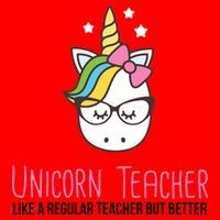 Unicorn Teacher Like A Regular Teacher But Better Santa Hat thumb 1