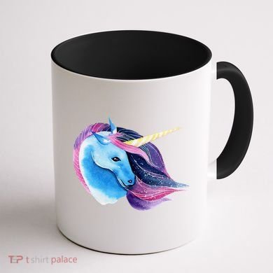 Unicorn Watercolor Coffee Mug back