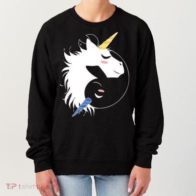Unicorn Ying Yang Women's Sweatshirt