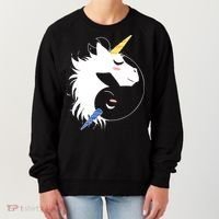 Unicorn Ying Yang Women's Sweatshirt thumb 0