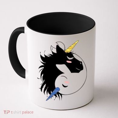 Unicorn Ying Yang Coffee Mug