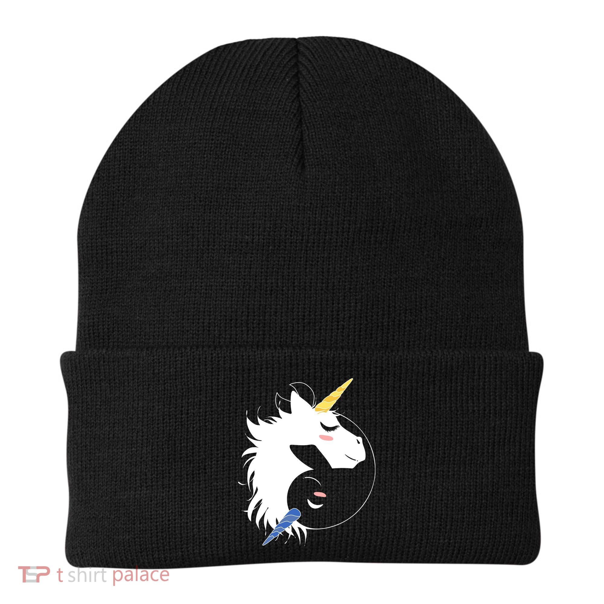 Unicorn Ying Yang Beanie