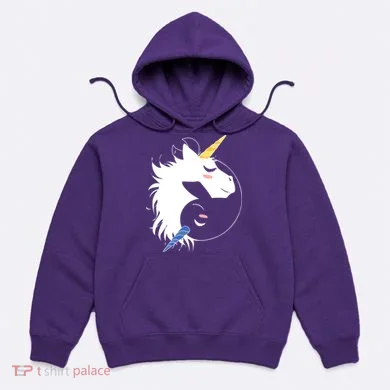 Unicorn Ying Yang Hoodie
