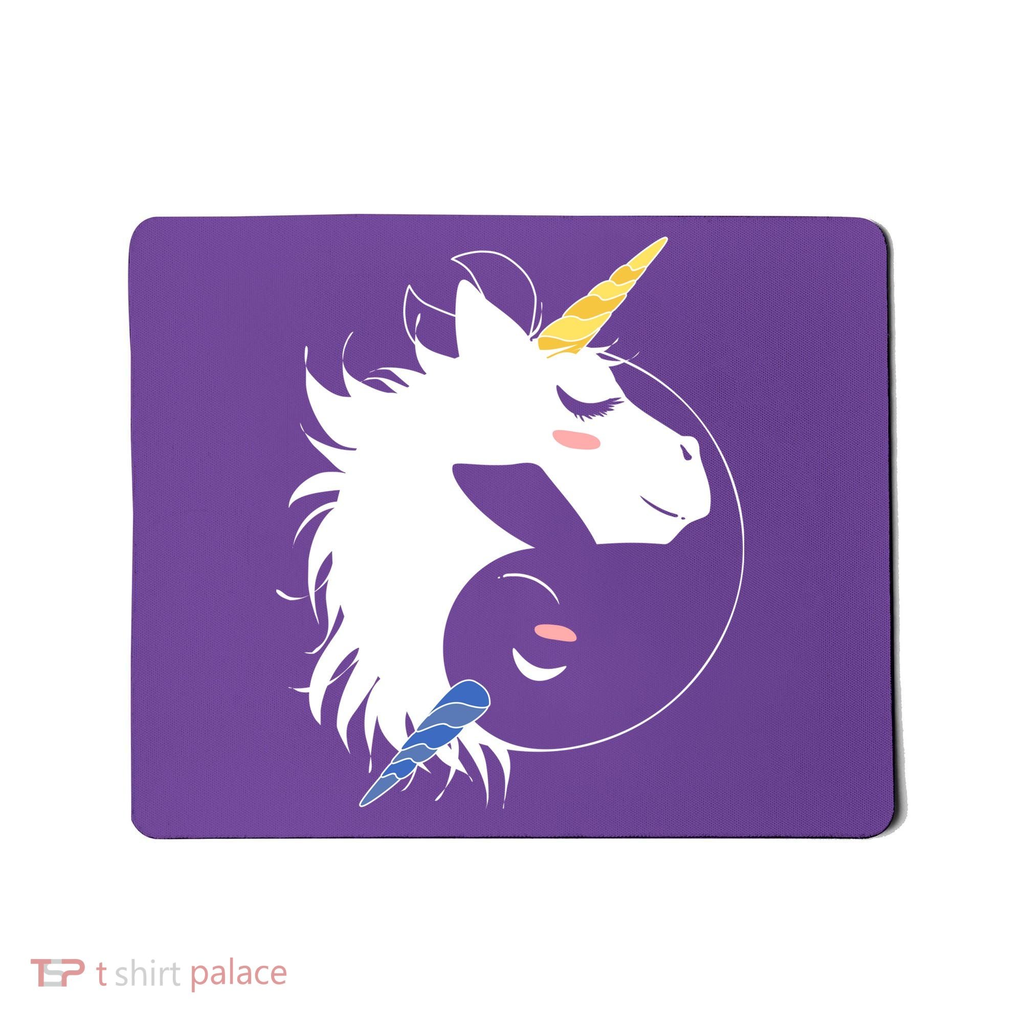 Unicorn Ying Yang Mousepad