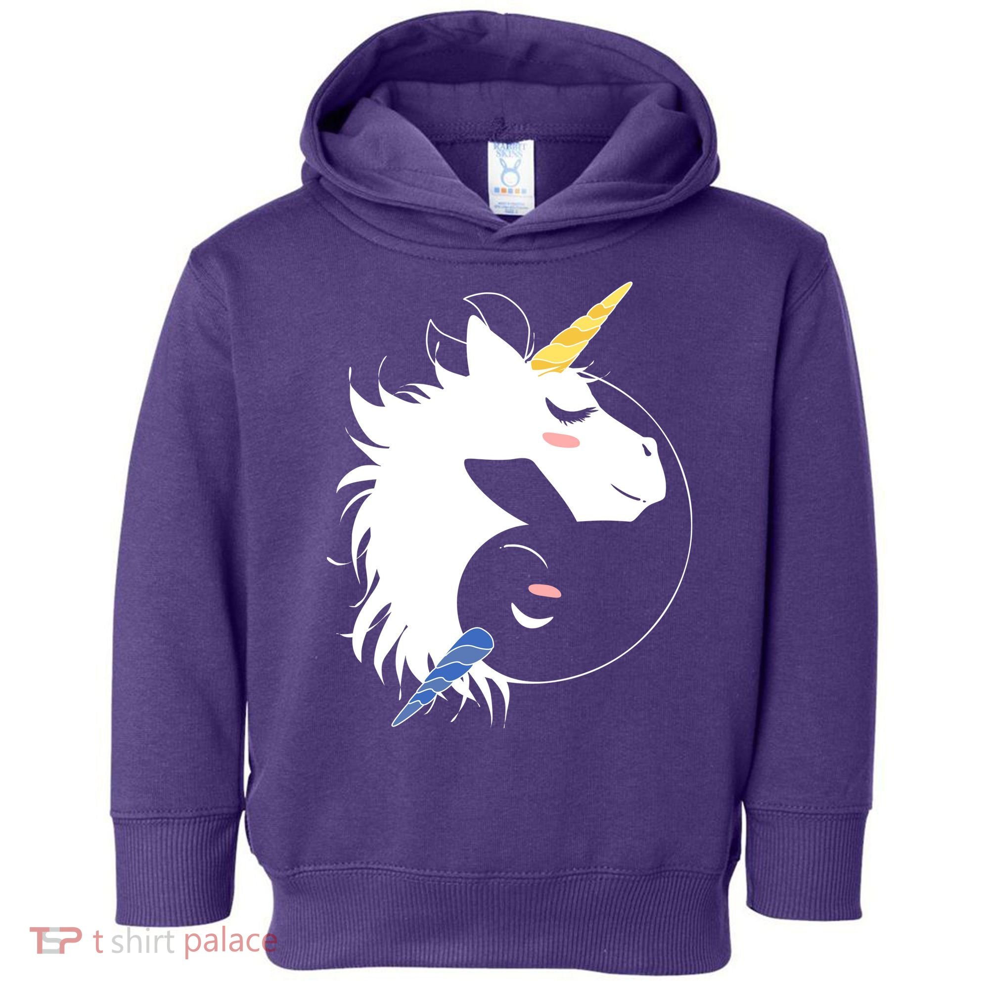 Unicorn Ying Yang Toddler Hoodie