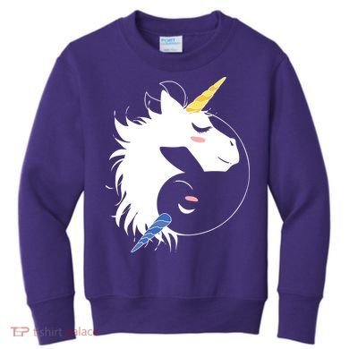 Unicorn Ying Yang Kids Sweatshirt