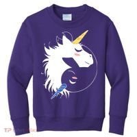 Unicorn Ying Yang Kids Sweatshirt thumb 0