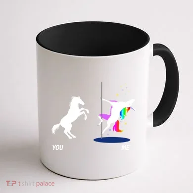 Unicorn You Me Coffee Mug back