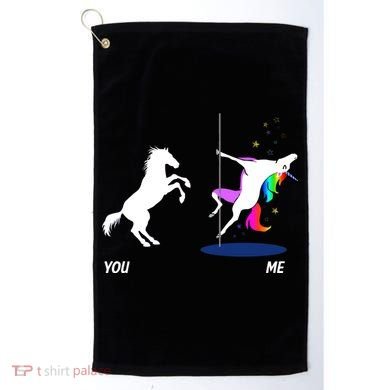 Unicorn You Me Golf Towel