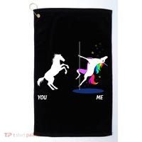 Unicorn You Me Golf Towel thumb 0
