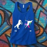Unicorn You Me Women's Tank Top thumb 3