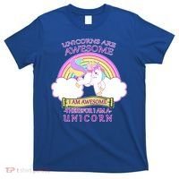 Unicorns Are Awesome Therefor I Am S Unicorn T-Shirt thumb 0