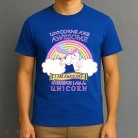 Unicorns Are Awesome Therefor I Am S Unicorn T-Shirt thumb 3