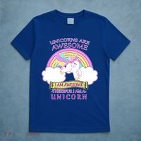 Unicorns Are Awesome Therefor I Am S Unicorn T-Shirt thumb 5