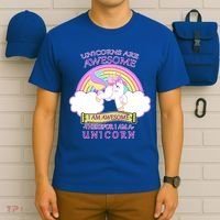 Unicorns Are Awesome Therefor I Am S Unicorn T-Shirt thumb 6