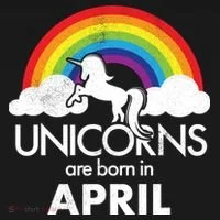 Unicorns Are Born in April Doggie Tank thumb 4