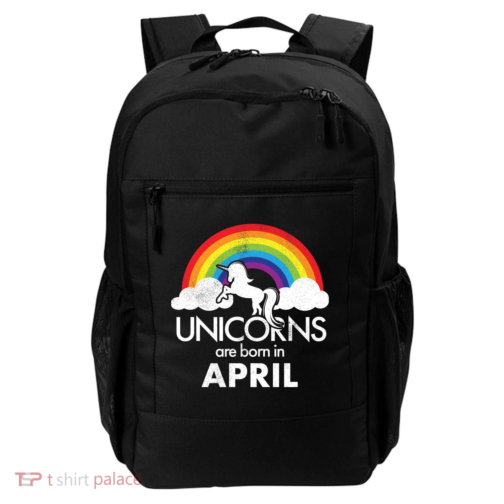 Unicorns Are Born in April Backpack