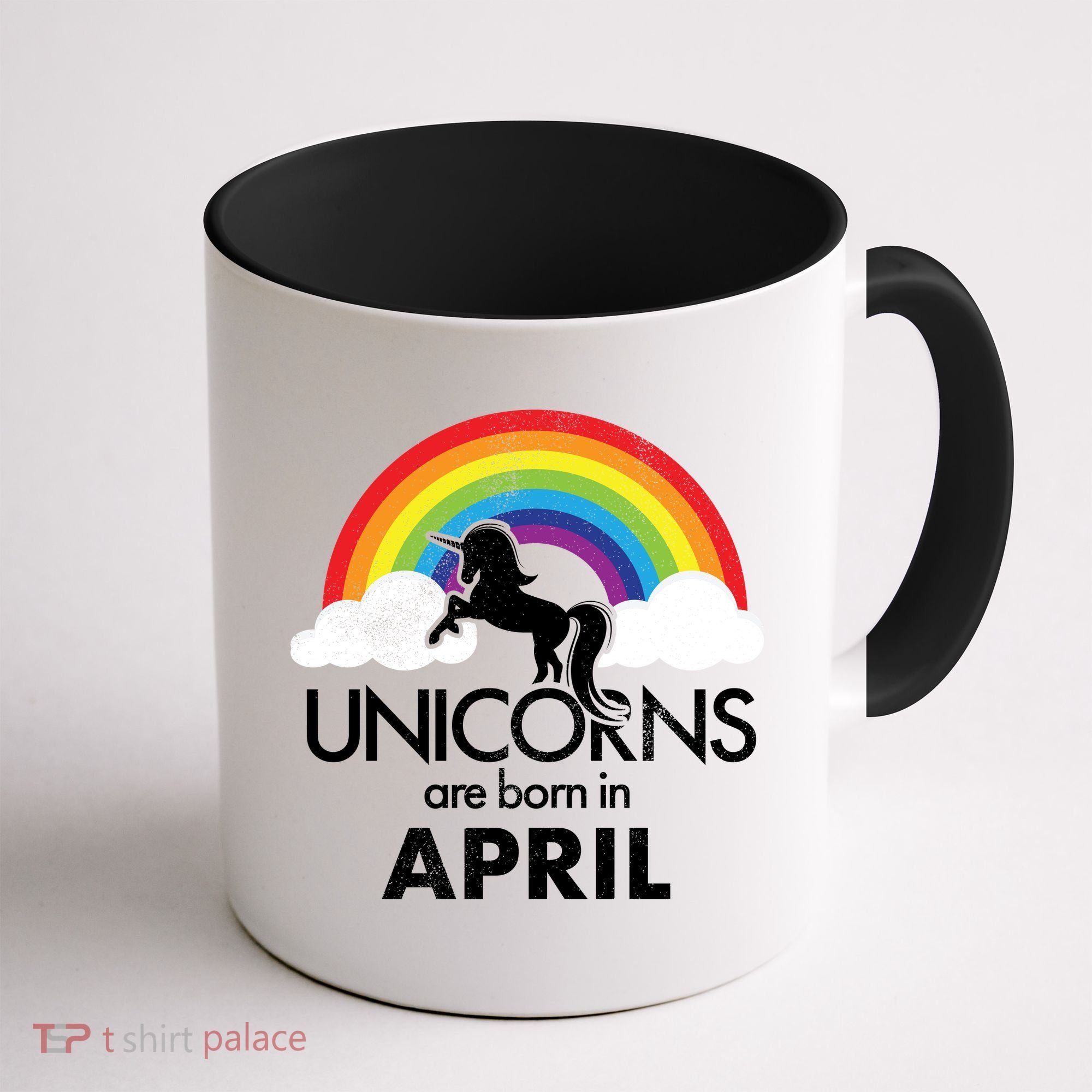 Unicorns Are Born In April Coffee Mug