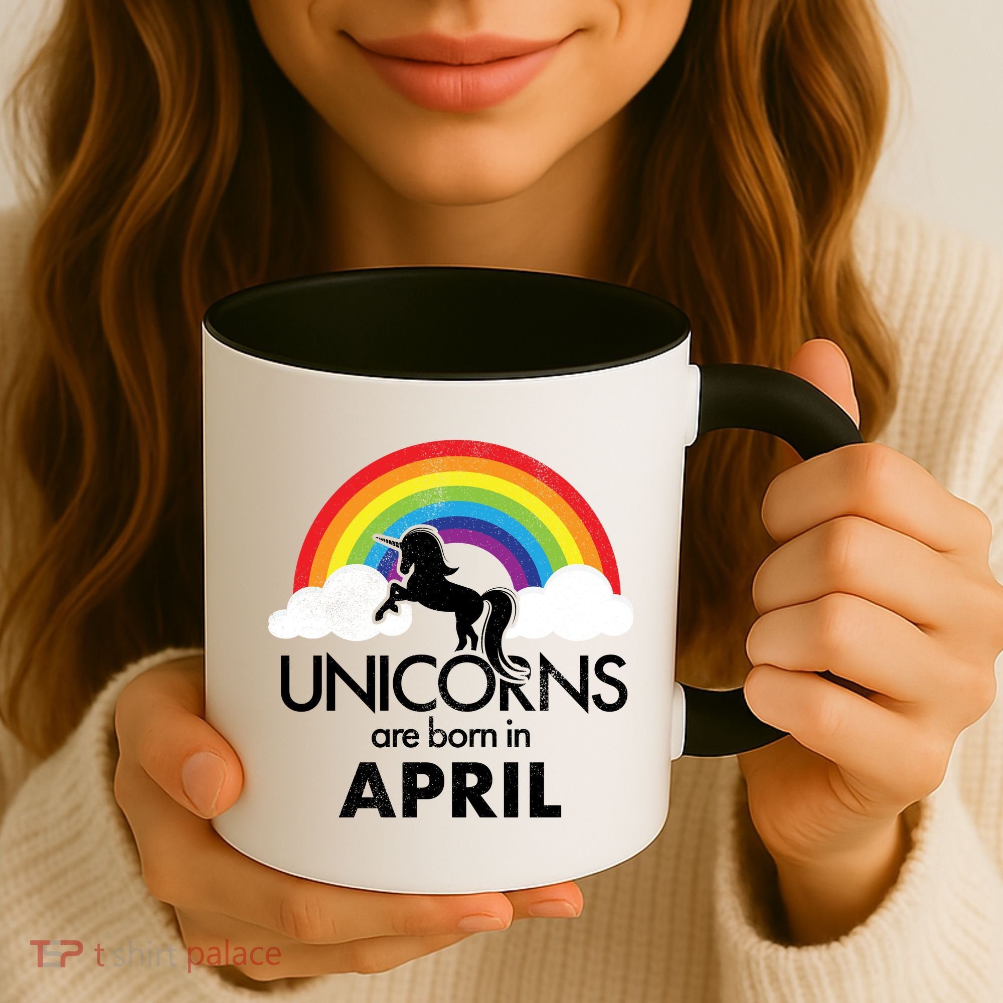 Unicorns Are Born In April Coffee Mug