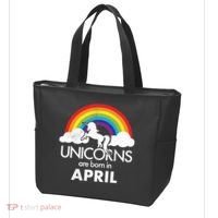 Unicorns Are Born in April Tote Bag thumb 3