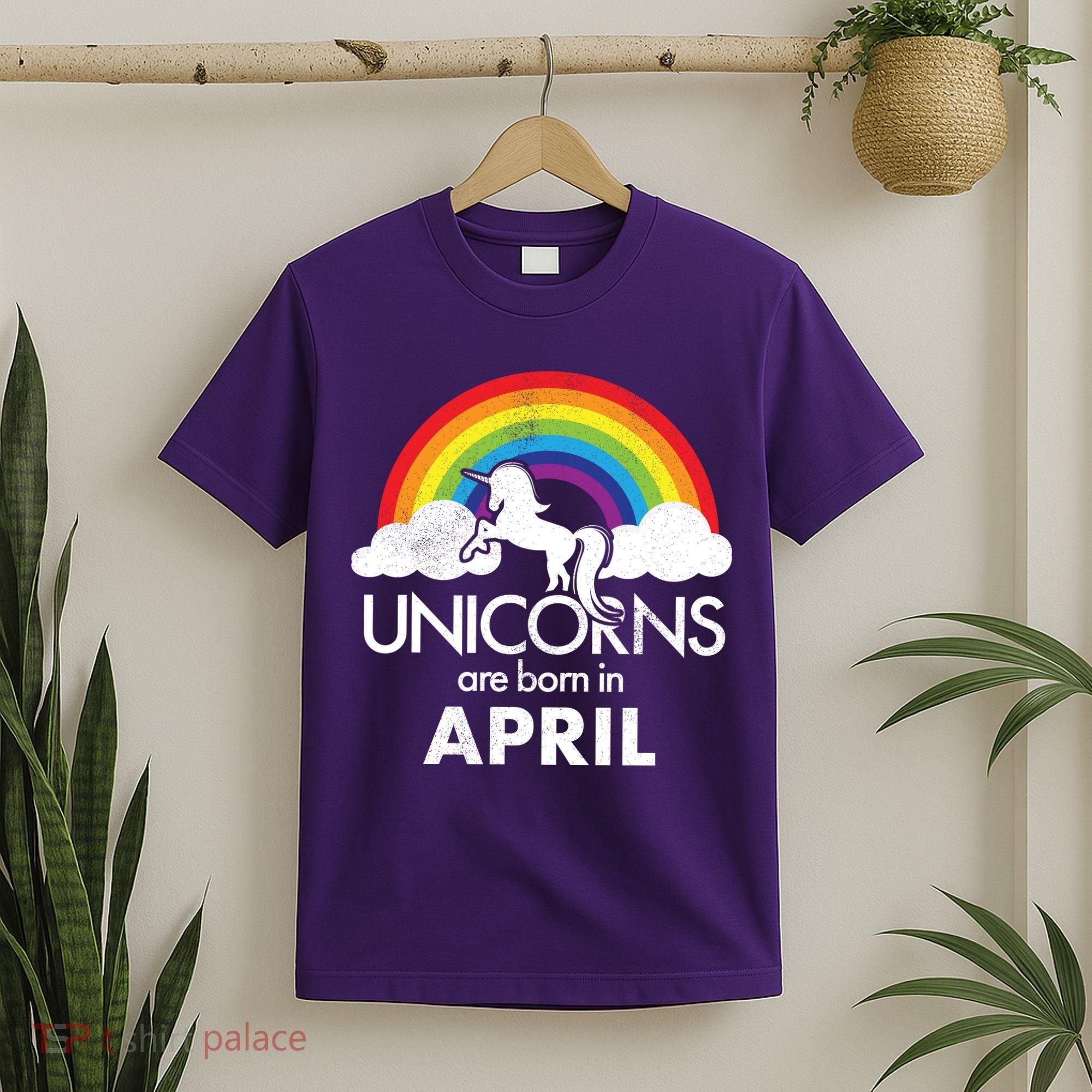 Unicorns Are Born In April T-Shirt