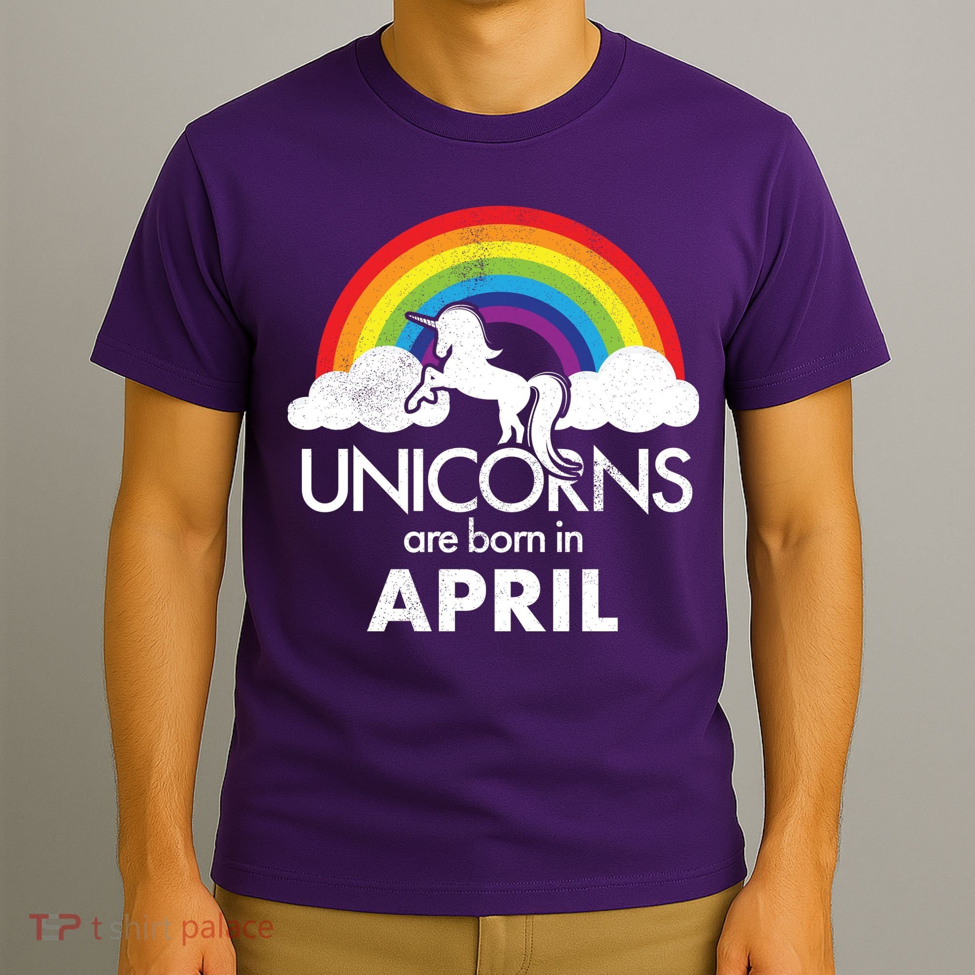 Unicorns Are Born In April T-Shirt