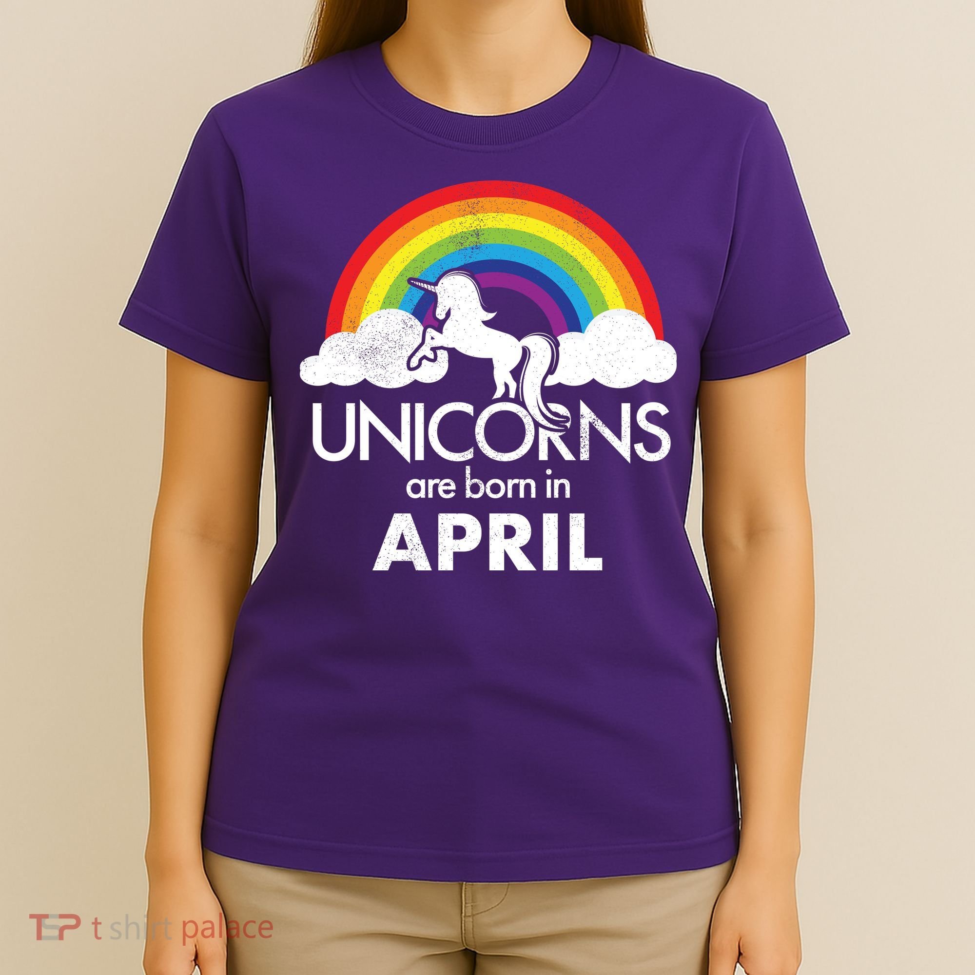Unicorns Are Born In April T-Shirt