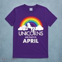 Unicorns Are Born In April T-Shirt thumb 5