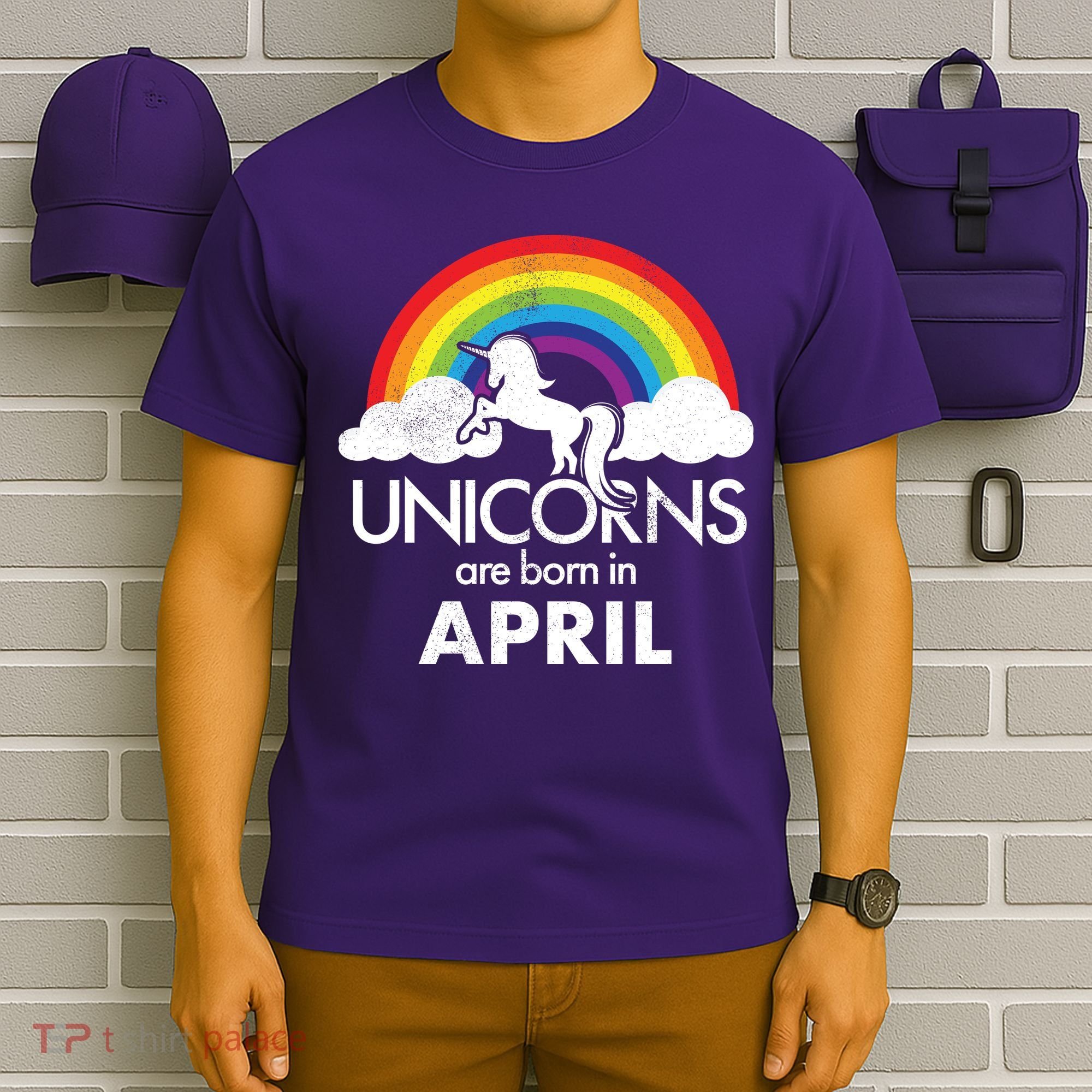 Unicorns Are Born In April T-Shirt