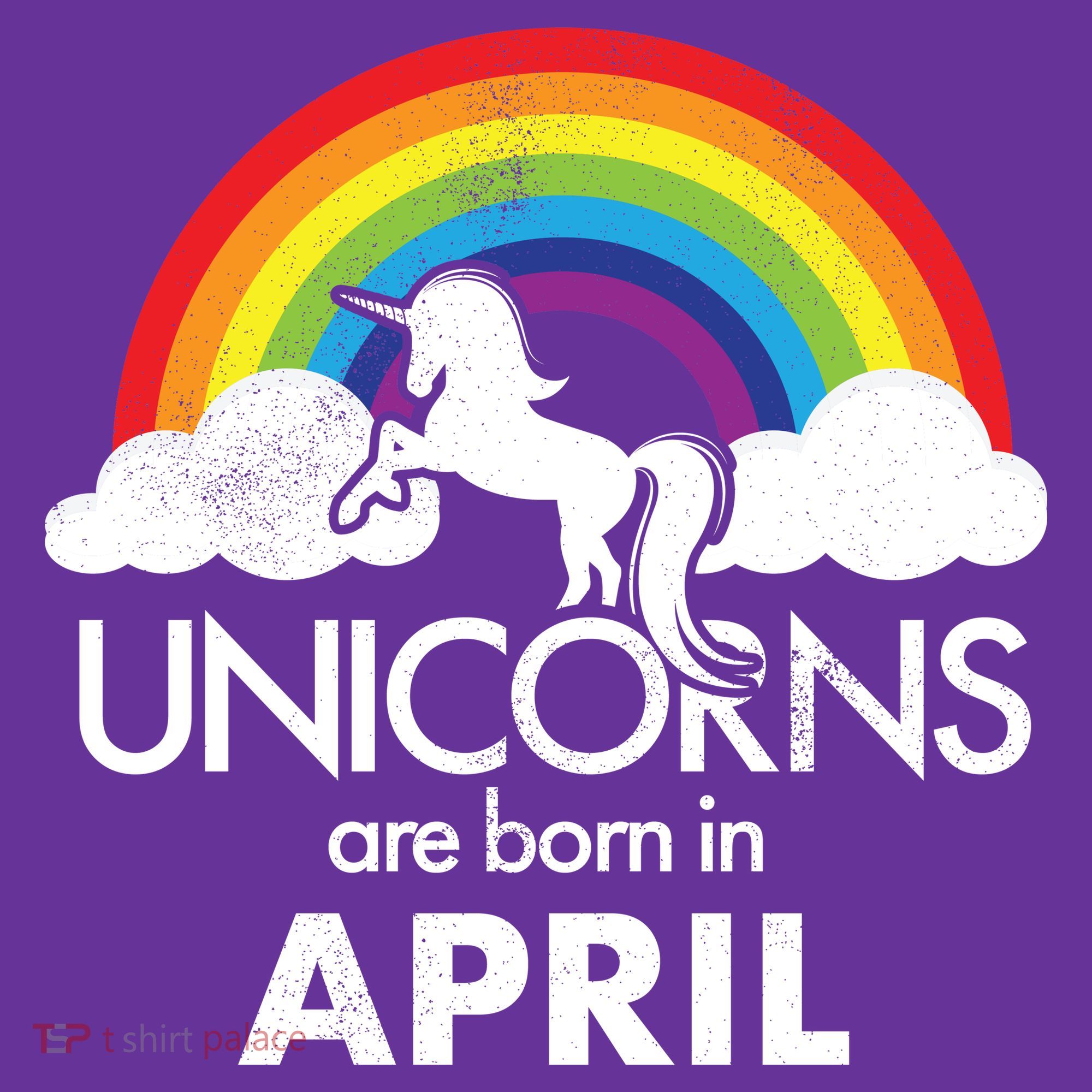 Unicorns Are Born In April Mousepad