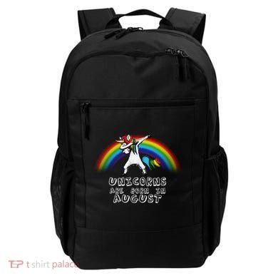 Unicorns are Born in August Birthday Backpack