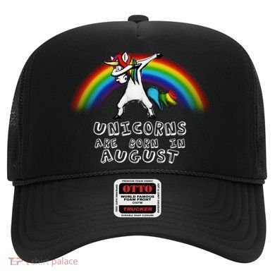Unicorns are Born in August Birthday Hat