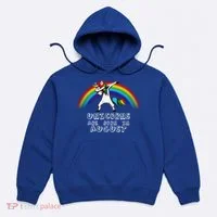 Unicorns are Born in August Birthday Hoodie thumb 0