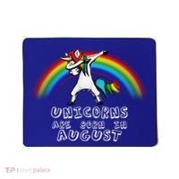 Unicorns are Born in August Birthday Mousepad thumb 0
