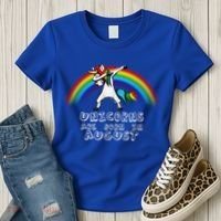 Unicorns are Born in August Birthday Women's T-Shirt thumb 3