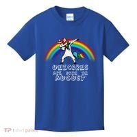 Unicorns are Born in August Birthday Kids T-Shirt thumb 0